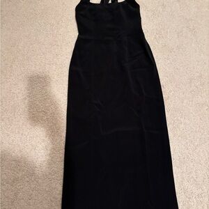 Vintage Elegant Black Evening Gown 6